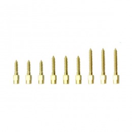 Pivoti Endodontici Otel Inox Aurit Prima, lungime S, grosime 1, 10 buc