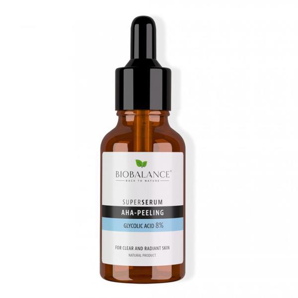Ser Aha Peeling Acid Glicolic 8% Super Serum, Bio Balance, 30 ml acid