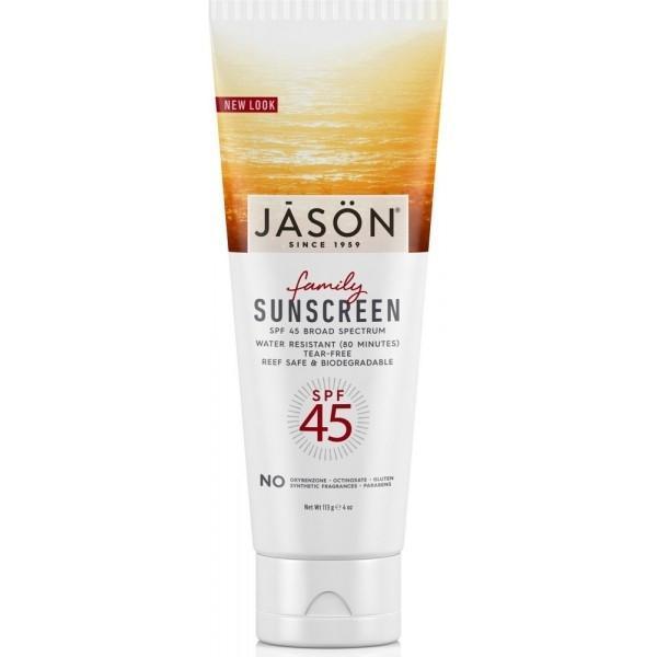 Lotiune protectie solara Jason cu SPF 45 – Family, 113 g 113