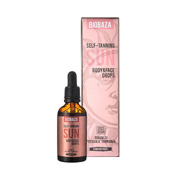 Serum concentrat pentru autobronzare, Sun Self Tanner, Biobaza, 50 ml