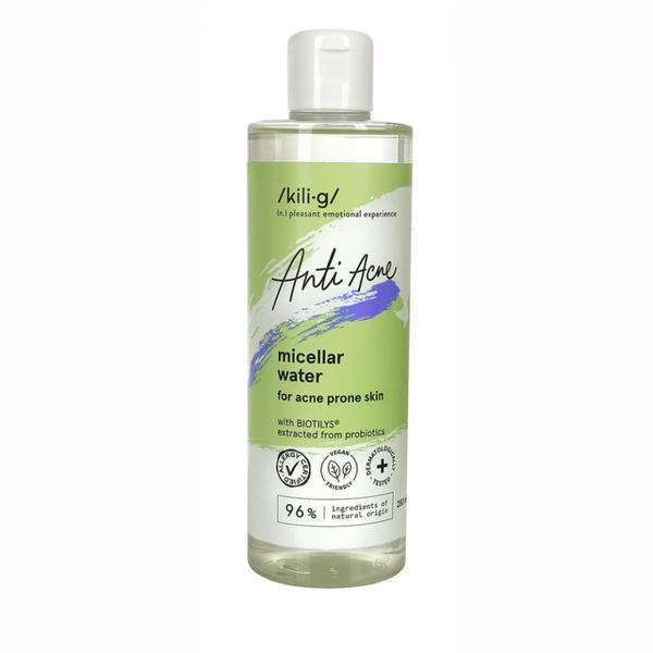Apa micelara pentru ten acneic sensibil, Kilig Anti Acne, 250 ml 250