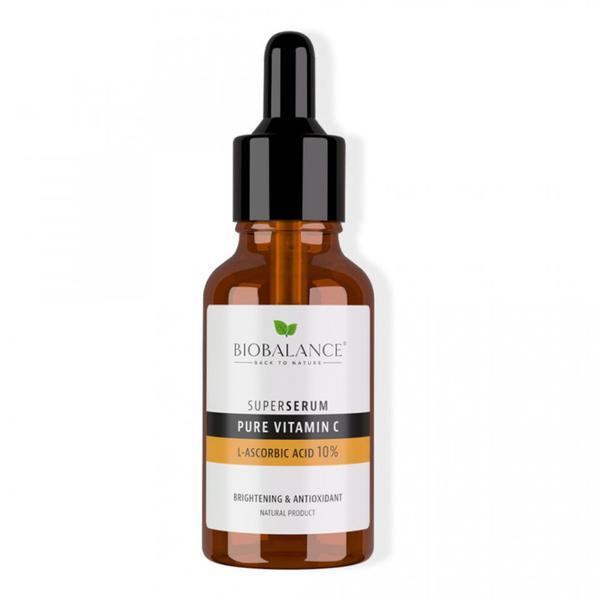 Ser Pure Vitamin C, Acid L-Ascorbic 10% Super, Bio Balance, 30 ml 10.