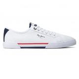 Tenisi barbati Pepe Jeans Brady Men Basic PMS30816-800, 41, Alb