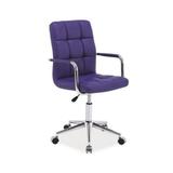 Scaun birou copii SL Q022 mov, 40x45x97 cm