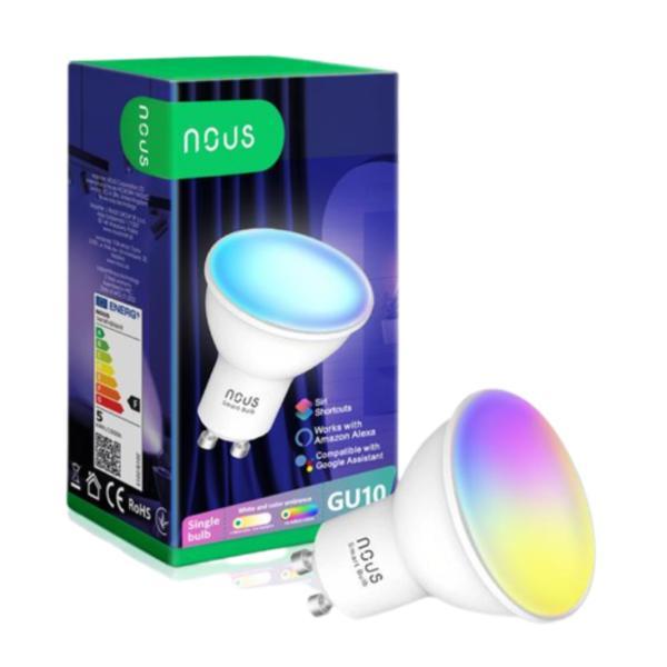Bec inteligent, Nous P8 Smart Wifi, RGB, GU10