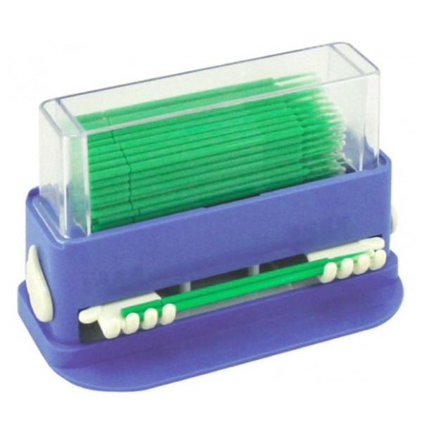 Dispenser cu 100 Aplicatoare cu Puf Prima, marime M (verde – 1.5mm) Dispenser cu 100 Aplicatoare cu Puf Prima, marime M (verde – 1.5mm)