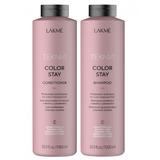 Set pentru par vopsit, Lakme Teknia Color Stay Sampon 1000 ml + Balsam 1000 ml