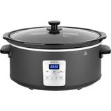 Oala electrica Slow cooker ECG PH 6530 Master, 6.5 litri, 270 W, vas ceramic, afisaj LED