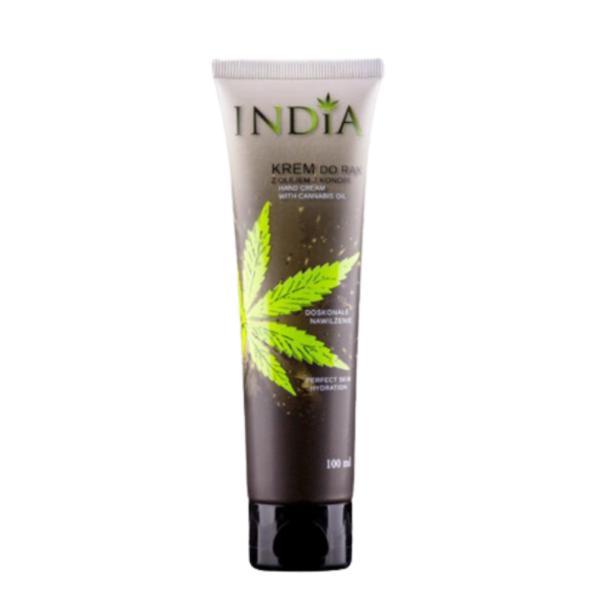 Crema de maini, India Cosmetics, with Hemp Oil, 100 ml