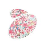 Set 2 Covorase baie Dolce Oval, 60 x 100 cm, 50 x 60 cm, Antiderapant, Multicolor