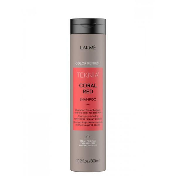 Sampon colorant pentru par rosu, Lakme Teknia, Refresh Coral Red Shampoo, 300ml image14