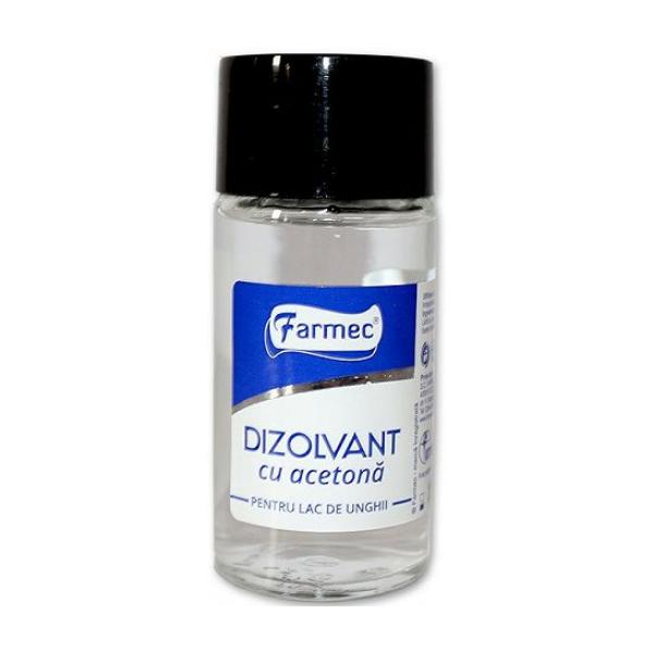 Dizolvant cu Acetona pentru Lac de Unghii Farmec, 50ml