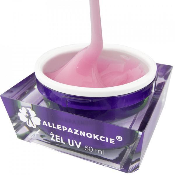 Gel UV Allepaznokcie Jelly Cotton Pink Gel UV 50 ml Allepaznokcie