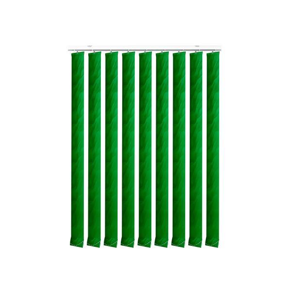 Jaluzele Verticale Textile, Beata  Verde, L 100  cm X H 240  cm