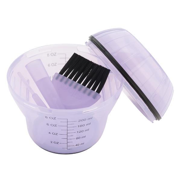 Recipient masurare tehnic Mixer 3 in 1 oxidant /vopsea /lichide in salon/coafor/frizerie/barber shop Coafura imagine noua