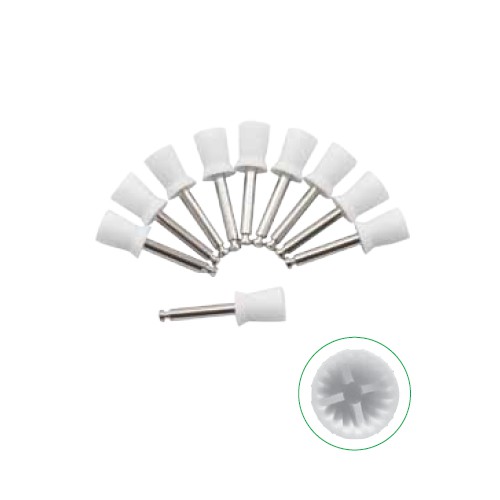 Gume Profilaxie Cupa Cauciuc sintetic albe pentru Lustruit Prima, 10 buc Albe imagine noua