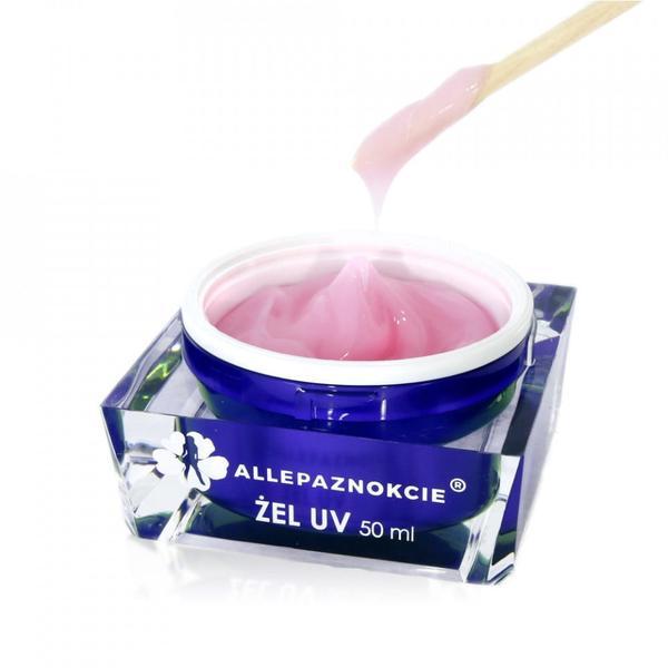 Gel UV Allepaznokcie Jelly Milky Pink Gel UV 50 ml Allepaznokcie