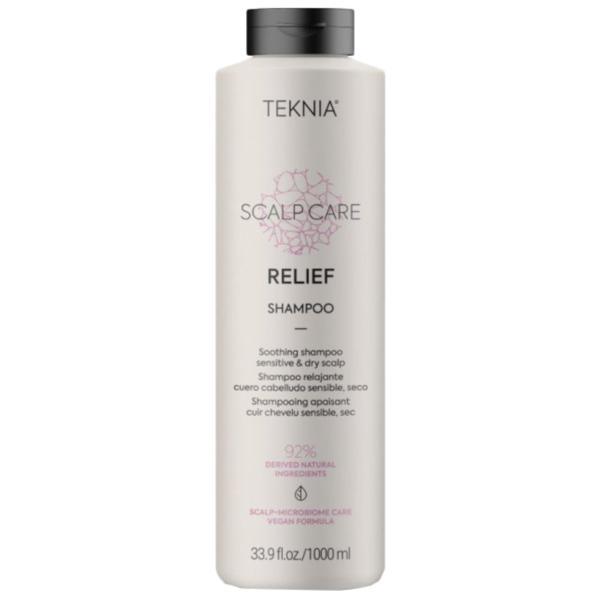 Sampon pentru par uscat si scalp sensibil, Lakme Teknia, Scalp Care Relief Shampoo, 1000ml 1000ml imagine noua