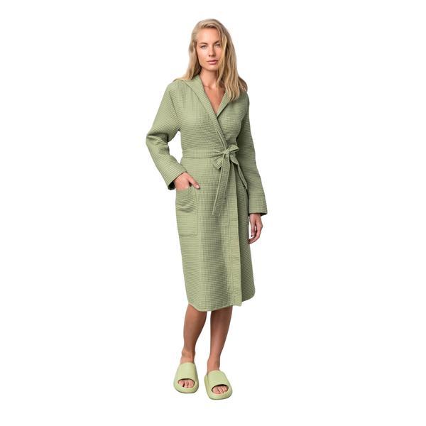 Halat de dama vamp,18094,m,bumbac,verde