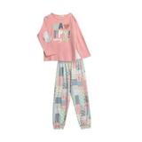 Pijama de copii Vamp 17525, S, bumbac, roz