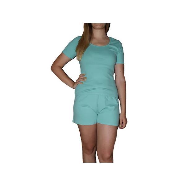 Pijama dama Vamp 70036, M, Bumbac, Verde Mint