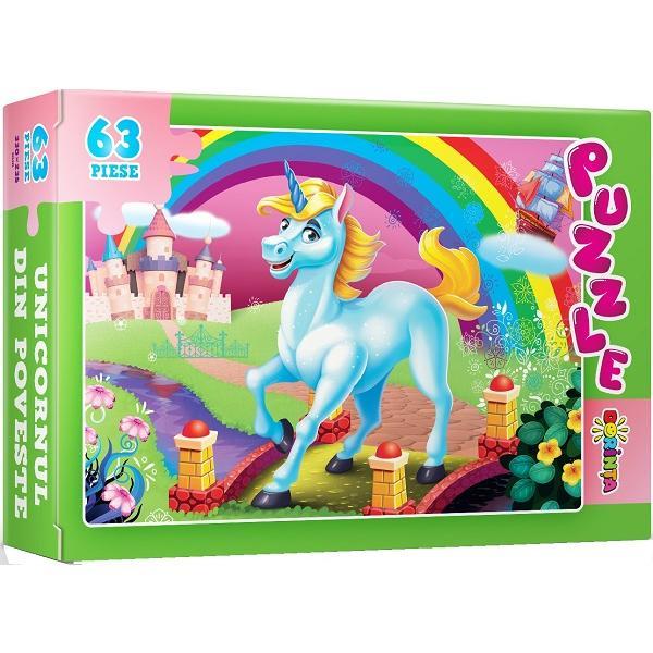 Unicornul din poveste - puzzle 63 piese