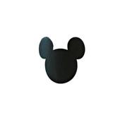 Set 12 Etichete autoadezive, negre, Mickey Mouse, 5 x 6 cm