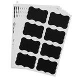 Set 40 Etichete autoadezive, negre, 3.5 x 5 cm