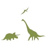 Set stickere fosforescent decorativ, Dinozauri, 3 buc
