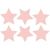 Sticker decorativ, Duragon, Stelute, roz, 24 bucati, 10.5x9 cm