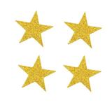 Set stickere decorative, Stelute aurii, 16 bucati, 3.5x3.5 cm