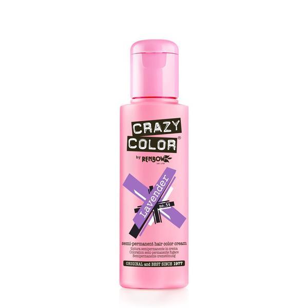 Crazy Color vopsea nuantatoare semipermanenta 100 ml – lavender nr.54 100 imagine 2022