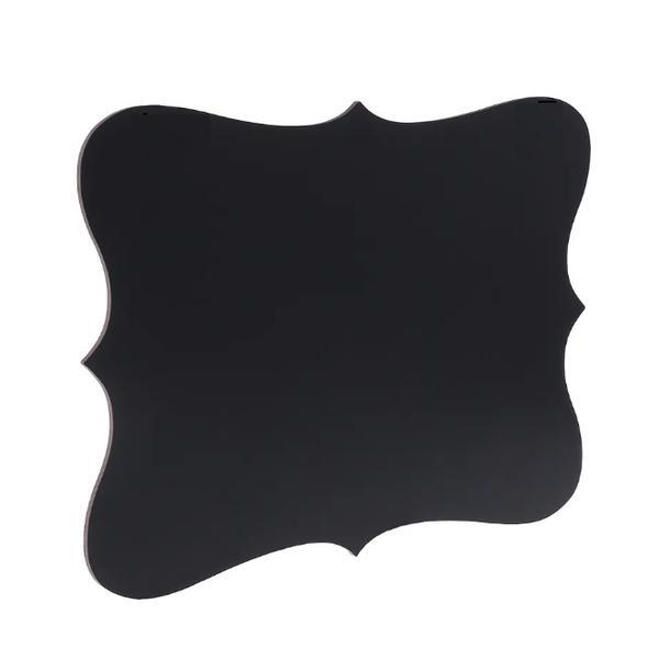 Tabla Scolara sub Forma de Autocolant pentru Scris cu Creta, Margini rotunjite, Neagra, 200 x 100 cm