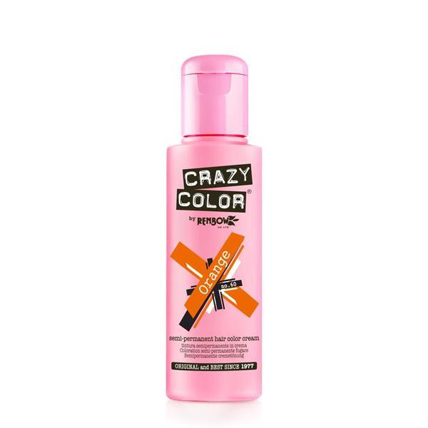 Crazy Color vopsea nuantatoare semipermanenta 100 ml – orange nr.60 Crazy Color imagine 2022