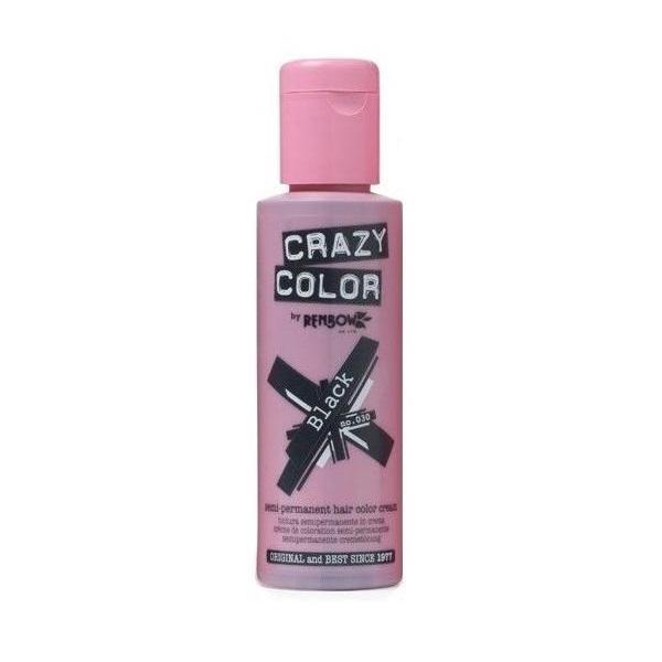 Crazy Color vopsea nuantatoare semipermanenta 100 ml – black nr.0.30 100 imagine 2022