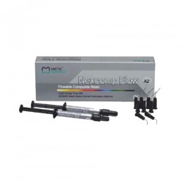 Compozit Fluid - Prima NEXCOMP Flow, nuanta A3, 10 varfuri, 2 seringi x 2g