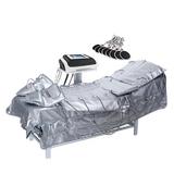 Aparat LCD Drenaj limfatic, EMS,Infrarosu Profesional de Slabit Presoterapie, Pierdere in Greutate, Anti Celulita, Detox Body Spa Silver