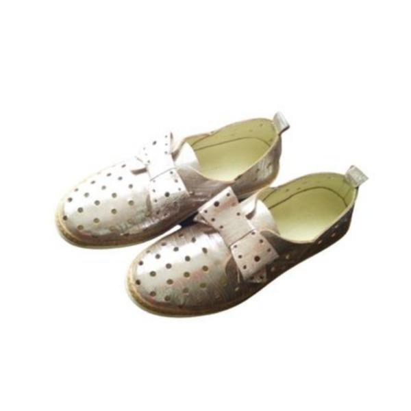 Balerini dama, piele naturala italia, anna viotti 705, roz pudra, 36