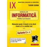 Informatica Cls.9 Varianta C++ Profil Real-intensiv - Tudor Sorin