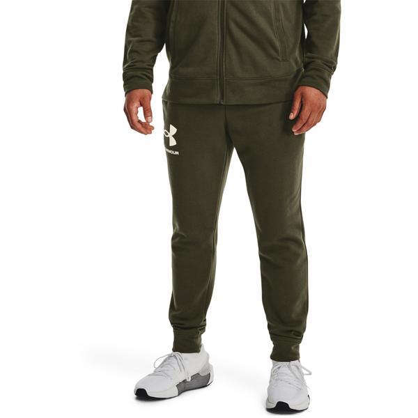 Pantaloni barbati Under Armour UA Rival Terry 1361642-390, S, Verde