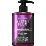 Toner Semi-Permanent - Crazy Toner Velvet Plum Black Professional, nuanta Violet, 300 ml