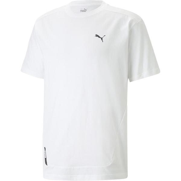 Tricou barbati puma radcal tee 67331602, m, alb