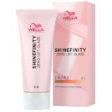 Vopsea Translucida Demipermanenta - Wella Professionals Shinefinity Zero Lift Glaze, nuanta 06/43 Copper Sunset, 60 ml
