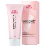 Vopsea translucida demipermanenta - Wella Professionals Shinefinity Zero Lift Glaze, nuanta 06/6 Cherry Wine (blond inchis violet), 60 ml