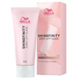 Vopsea Translucida Demipermanenta - Wella Professionals Shinefinity Zero Lift Glaze, nuanta 08/0 Natural Latte, 60 ml