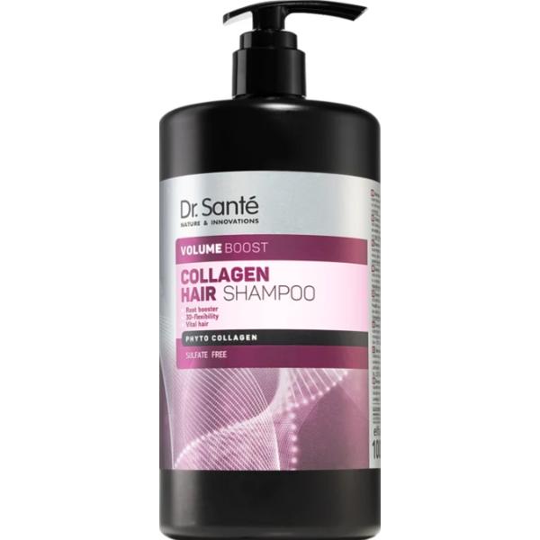 Sampon pentru volum si vitalitate 3d-flexibility cu phyto collagen - dr. sante collagen hair shampoo, 0% sls, 1000 ml