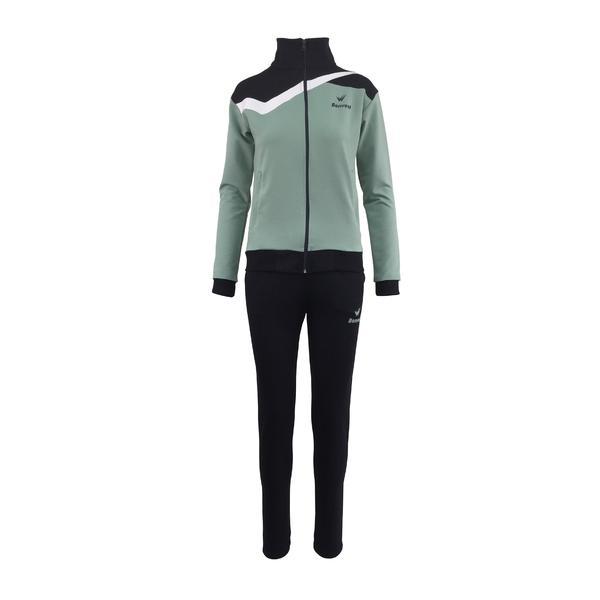 Trening dama, 2 piese, masliniu si negru, xl