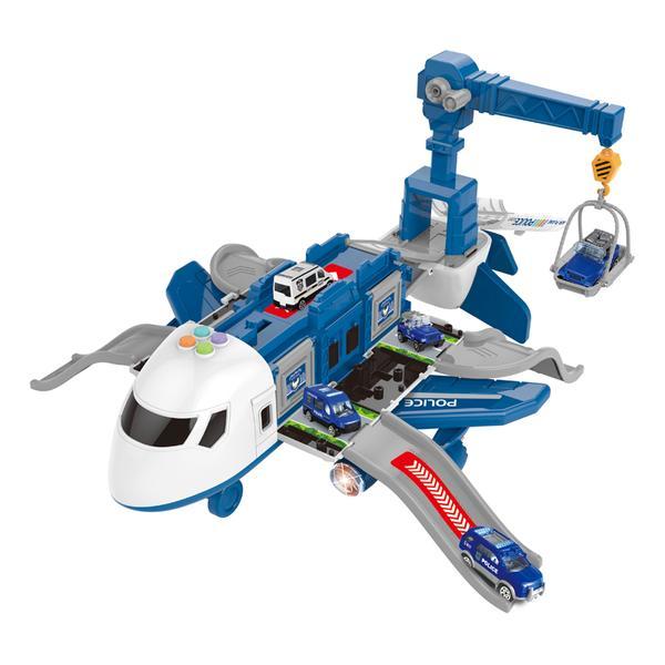 Avion cargo-jucarie interactiva de simulare- aeronava de transport cu muzica