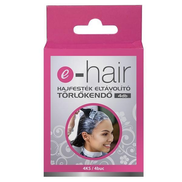 Servetele e-hair pentru îndepărtat vopsea, 4 buc