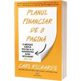 Planul financiar de o pagina - Carl Richards, editura Act Si Politon